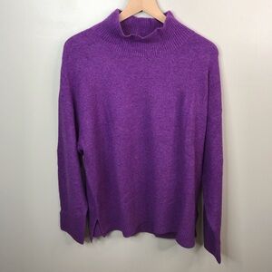 J.Crew Extra Soft Mock Neck Sweater Sz XL